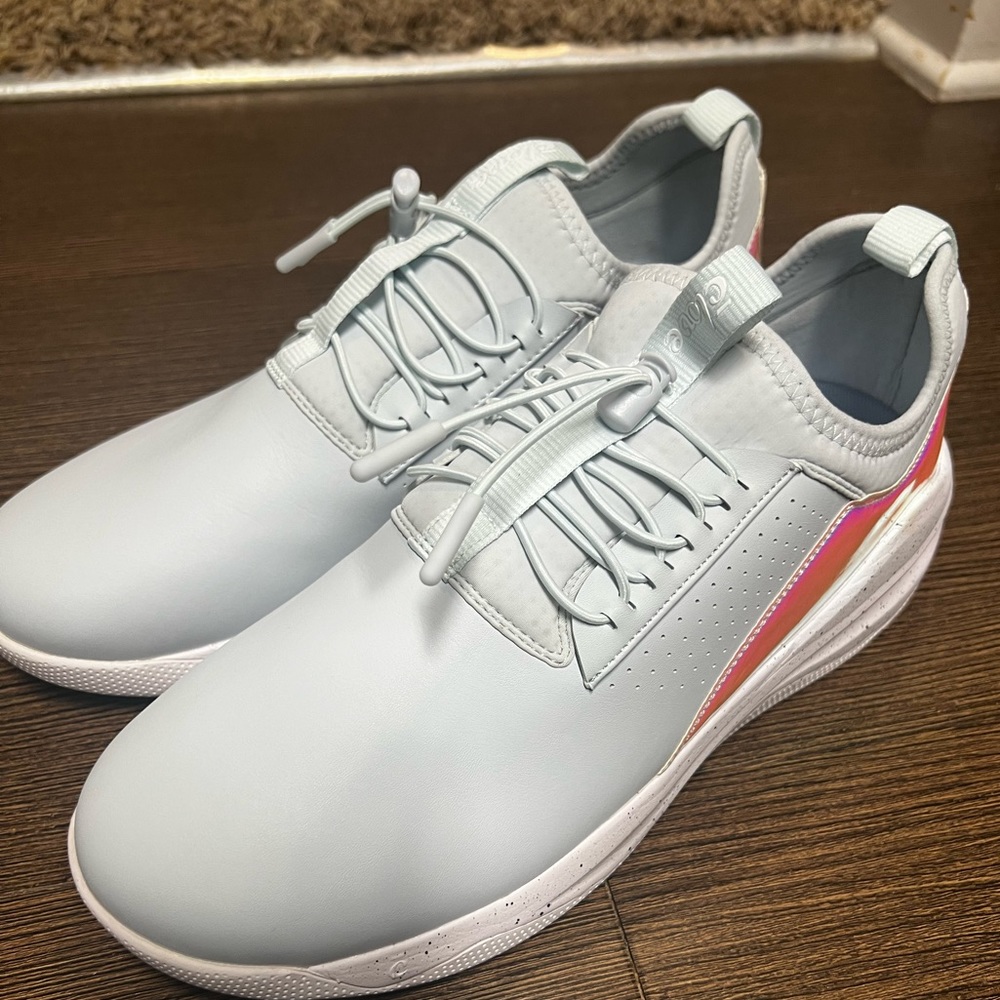 Cove Blue Holographic Shoes